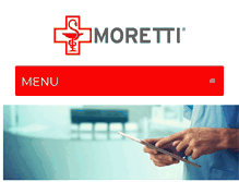 Tablet Screenshot of morettispa.com